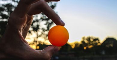 como reparar una pelota de ping pong